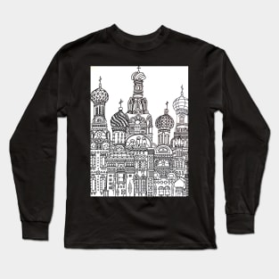 Russian Buildings Long Sleeve T-Shirt